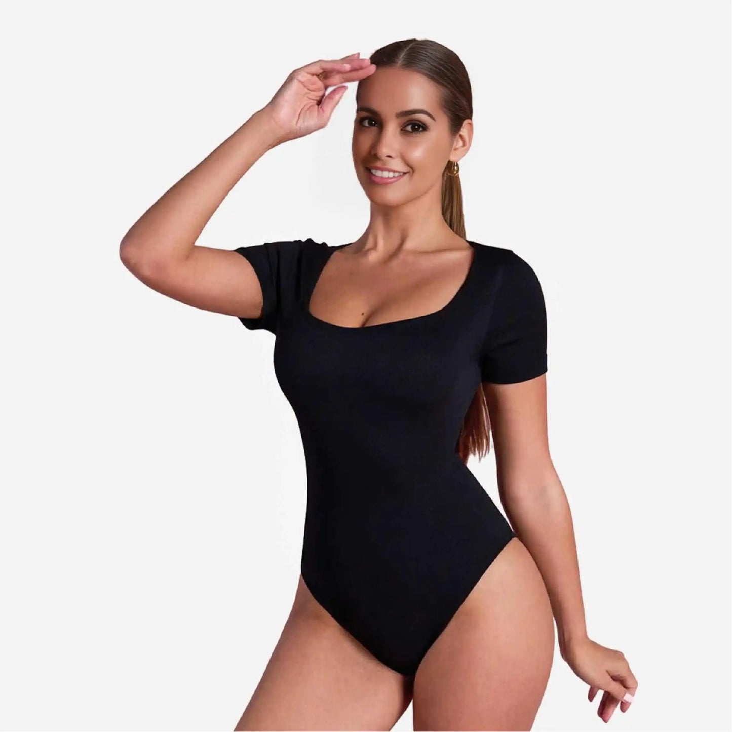 BODY MOLDEADOR MANGA CORTA