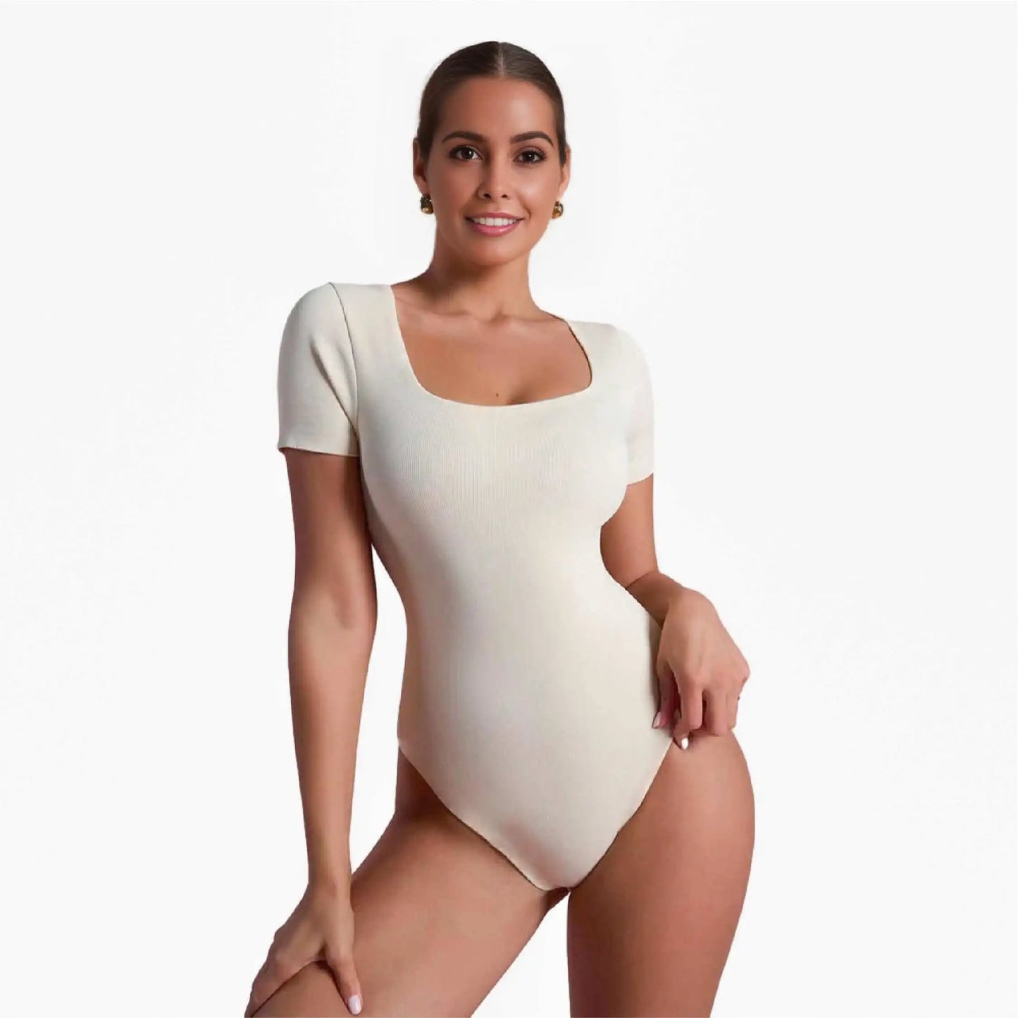 BODY MOLDEADOR MANGA CORTA